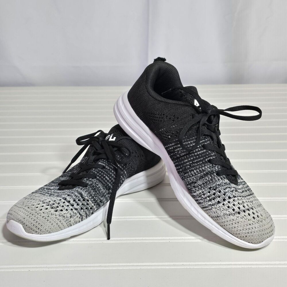 APL Techloom Pro W Women's Size 10 Athletic Comfort Sneaker Shoes Black Grey Wht